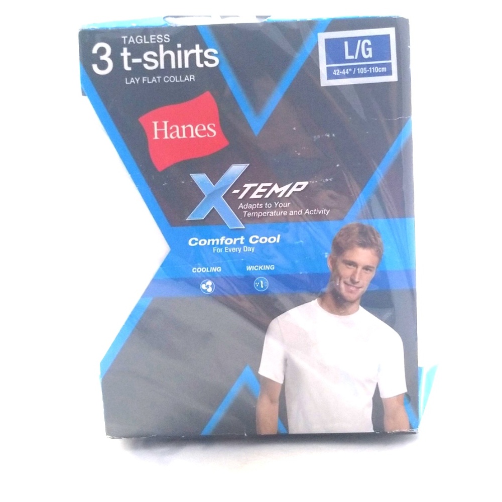 Hanes x-temp 3 tagless T-shirts